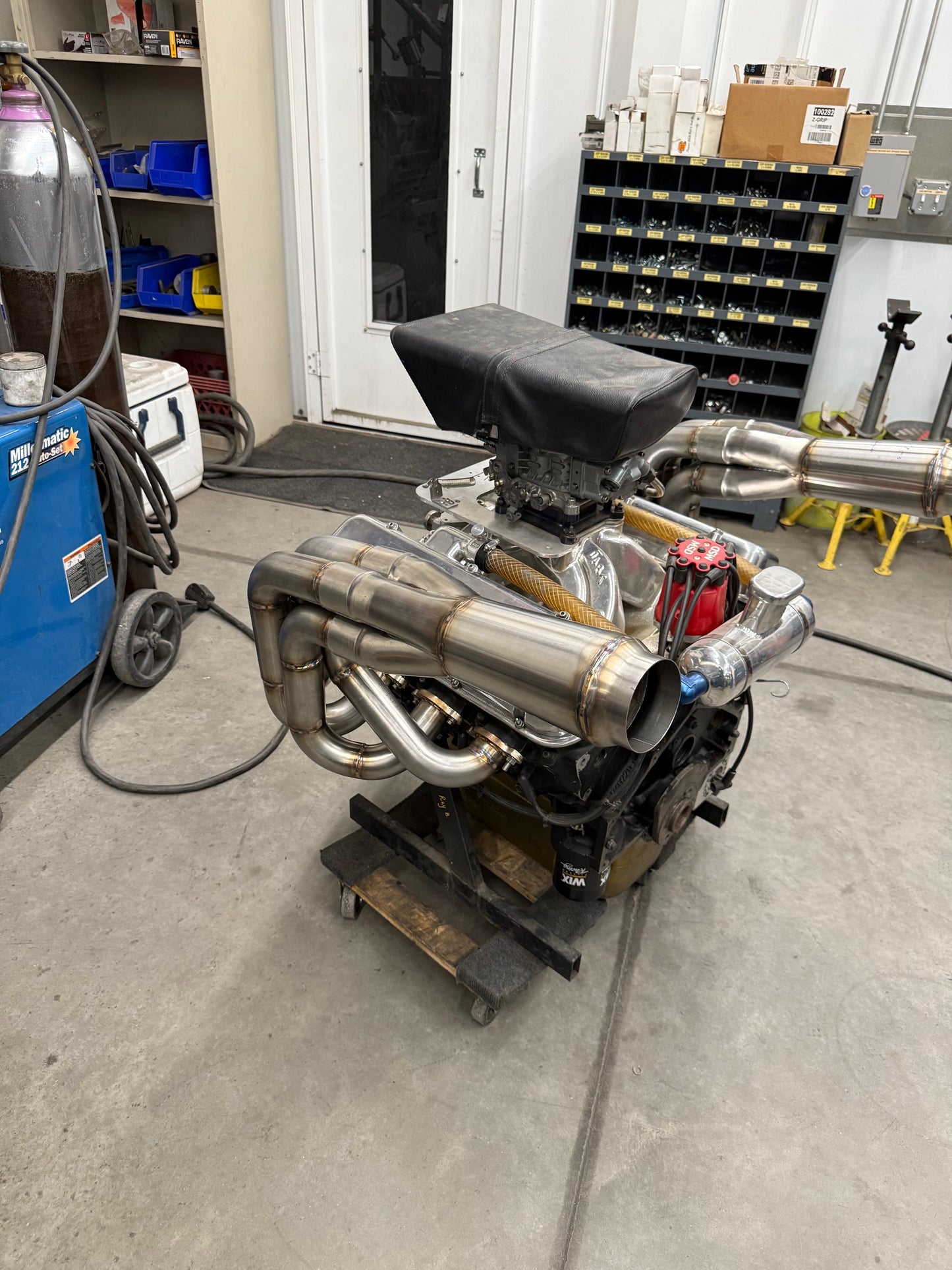 Custom Over the Transom jetboat headers